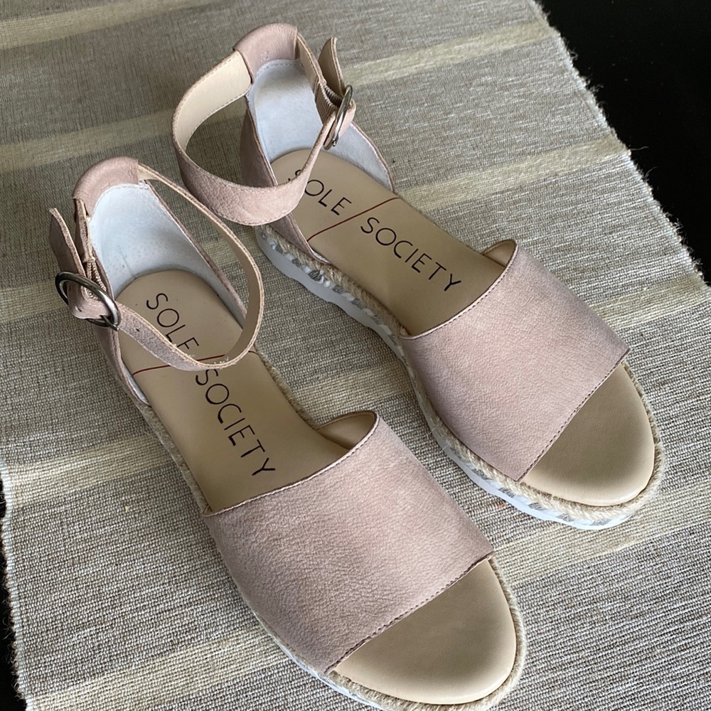 Sole Society Espadrille Sandals, sz 7